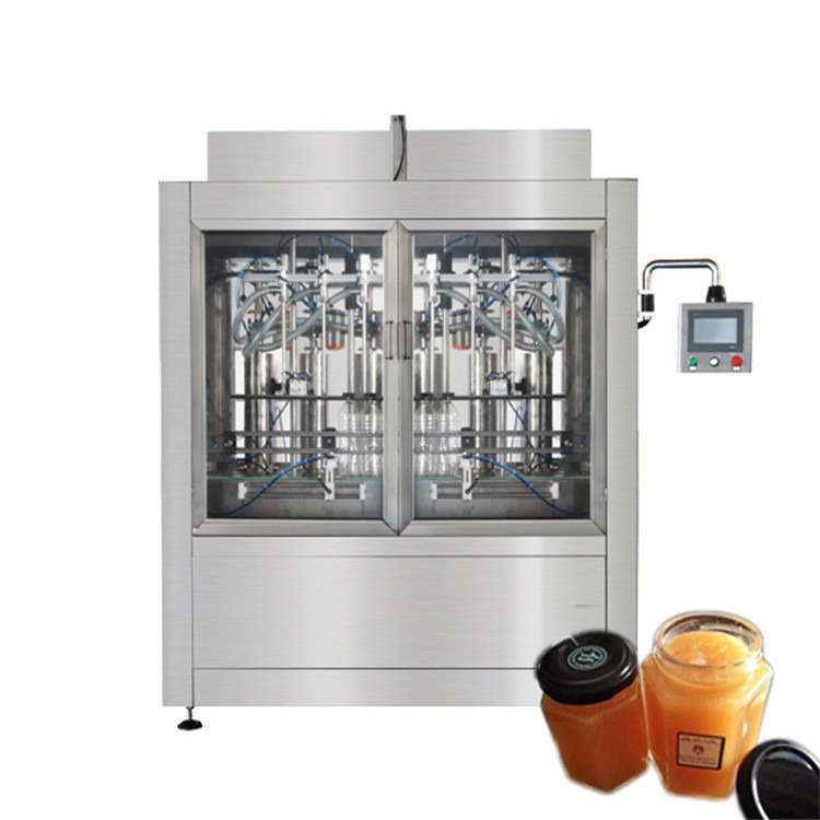 Automatic jam cup filling and sealing machine